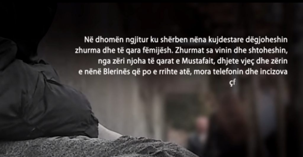 Fëmijët filmojnë dhunën: Dëgjuam të qarat e Mustafait dhe zërin e nënë Blerinës që po e rrihte