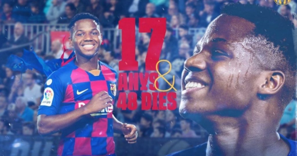 Ansu Fati futet në histori të ‘El Clasico-s’