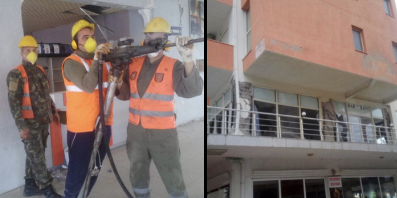 Pallati i dëmtuar në Durrës do shembet me shpërthim të komanduar