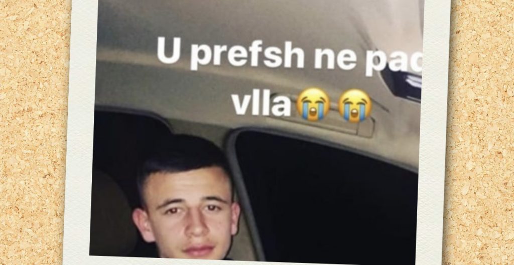 Del foto e 17-vjeçarit që humbi jetën mbrëmë, ishte me 200 km/h, bënte gara me…