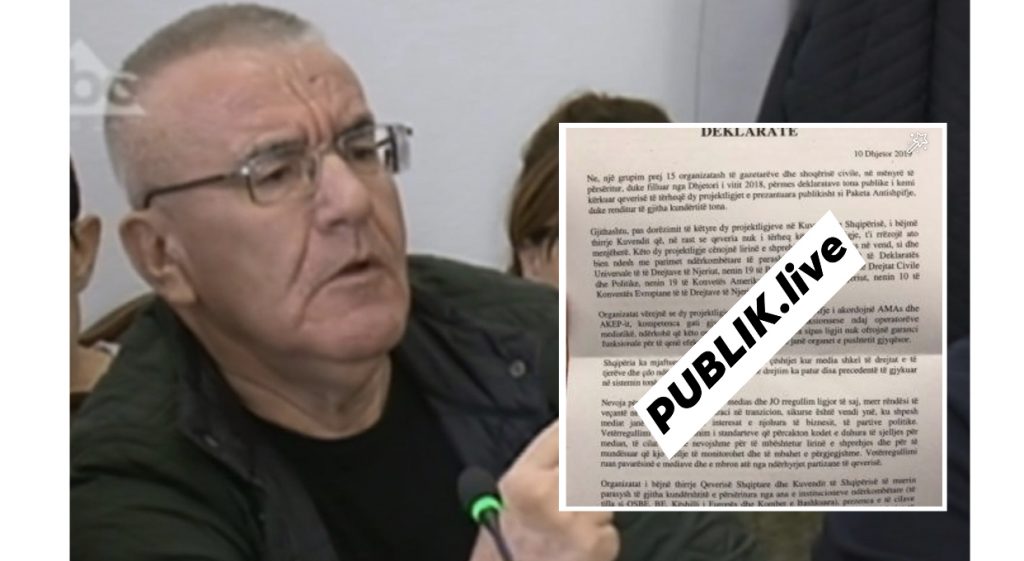 Paketa e propozuar për median! Rakipi: Kjo është iniciativë e kryeministrit Rama