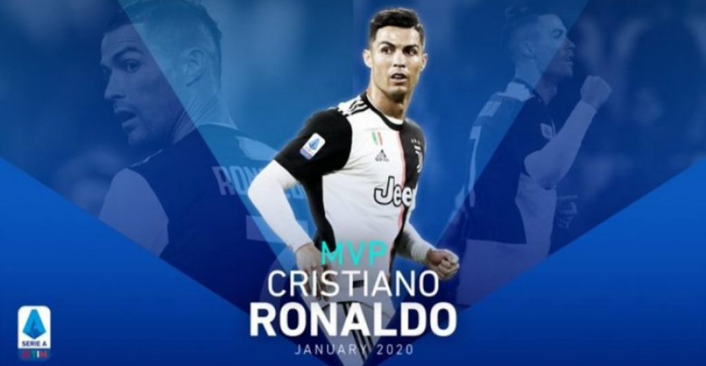 Ronaldo zgjidhet lojtari më i mirë i muajit janar në Serie A
