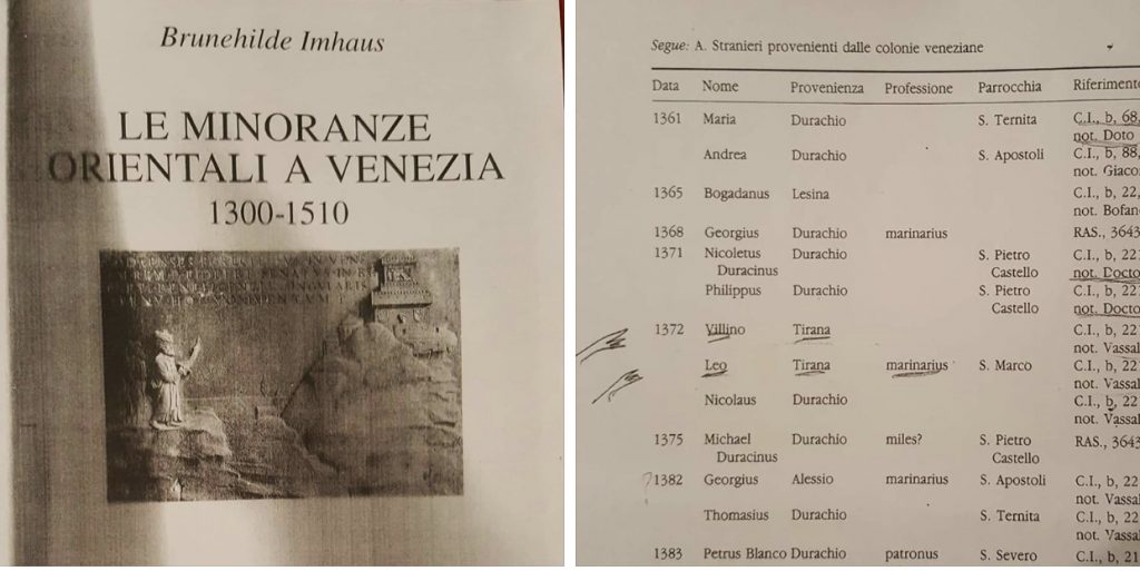 TIRANA EKZISTONTE SI VENDBANIM ARBËROR PARA 1372!
