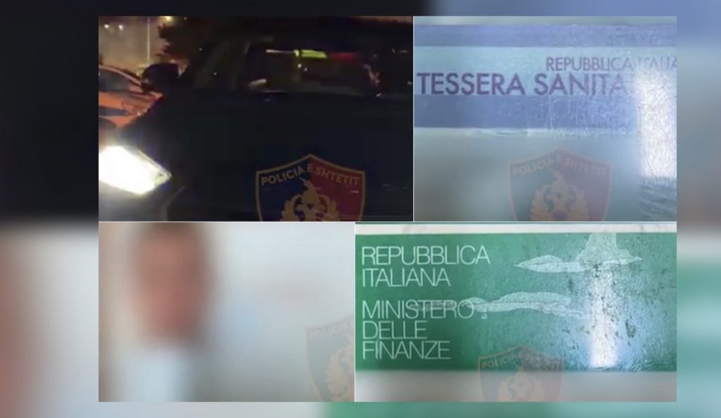 Vinin gjoba, në makinë me fenelina e sirena policie