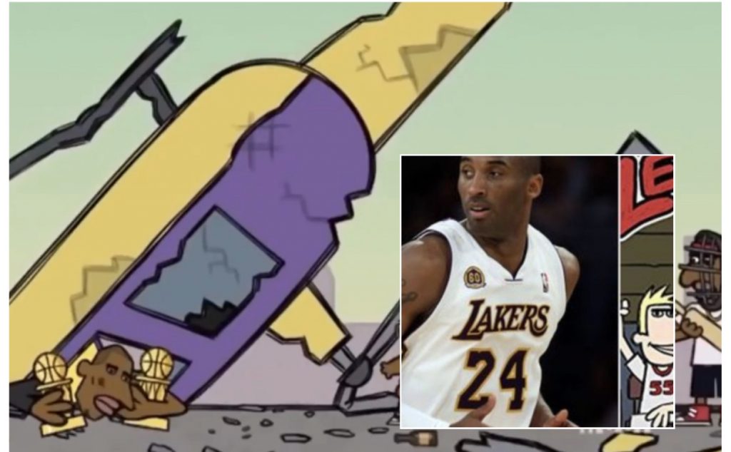 Episodi i serialit  vizatimorë që parashikoi para 4 vitesh vdekjen tragjike të Kobe Bryant
