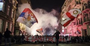Akte  vandaliste mbi ambasadën në Beograd