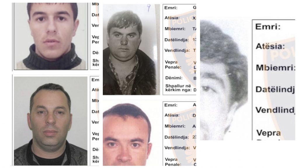 Kush janë 5 personat më të kërkuarit në Shqipëri
