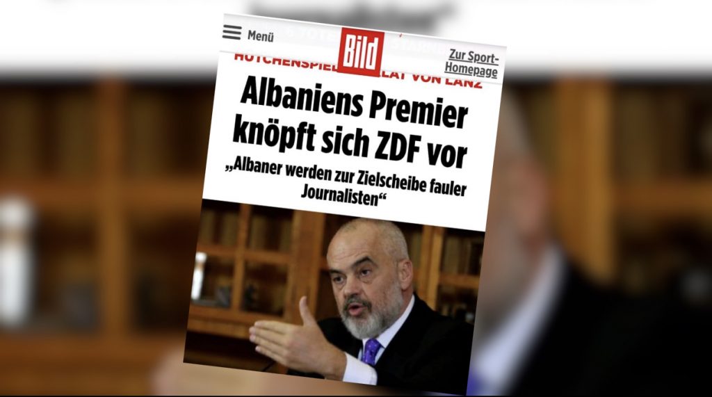 Rama i përgjigjet moderatorit të ZDF. Flet dhe për takimin me Merkel