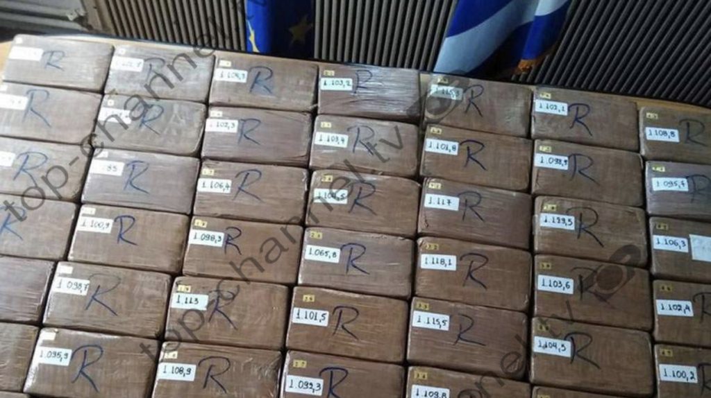 U kap 1 ton drogë në Greqi, kontenieri kishte mbërritur nga Shqipëria