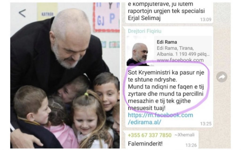 Rama te shkolla në Surrel, del SMS-ja: Ja për çfarë u urdhëruan mësuesit