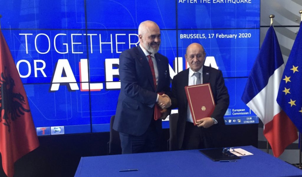 Befason Franca, 100 milionë euro për rindërtimin e  Shqipërisë
