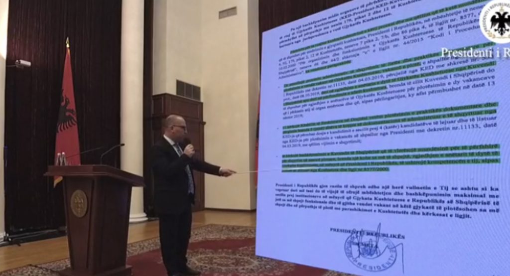Presidenca publikon prova të reja kundër kreut të KED, Ardian Dvorani: Kreu shkelje flagrante