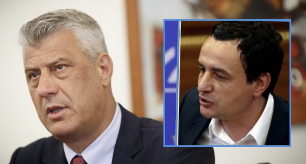 Reagimi i ashpër i presidentit Thaçi për vendimin e kryeministrit