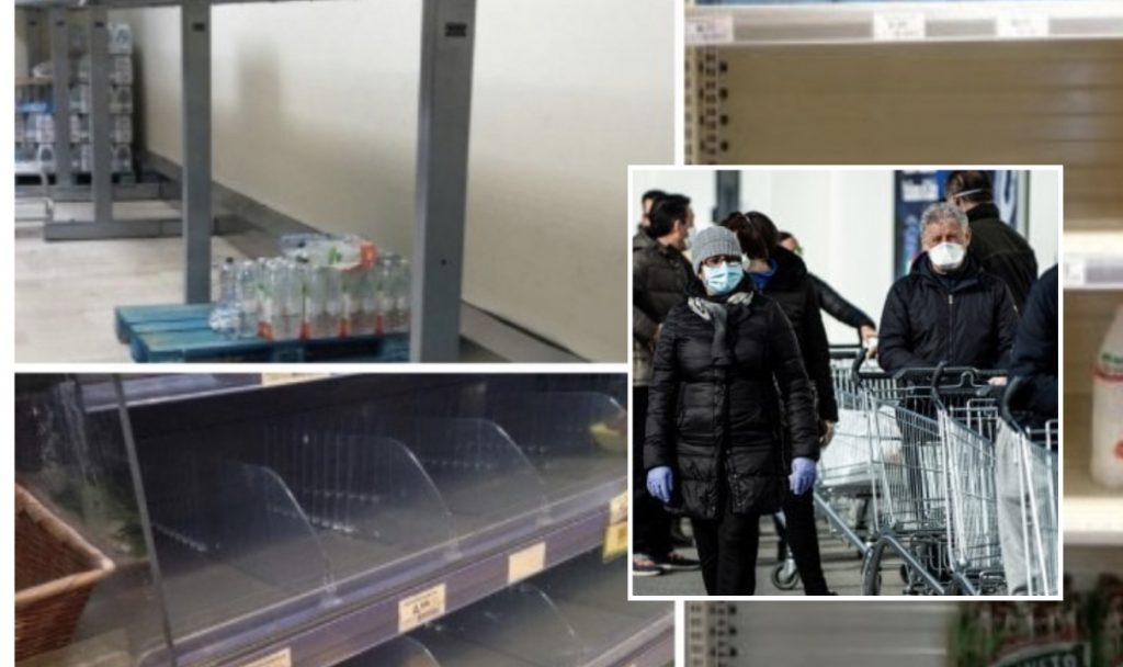 Koronavirusi/Në disa zona në Itali. Boshatisen supermarketet (VIDEO)