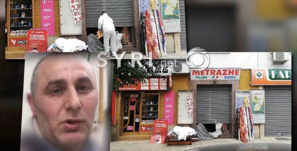 Tentoi të dilte nga dyqani, por e tërhoqa brenda dhe e qëllova sërish