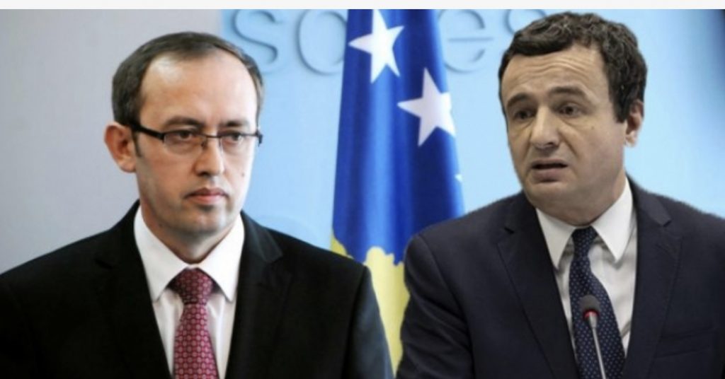 Kurti,  shkarkon zëvendëskryeministrin e LDK Avdullah Hoti