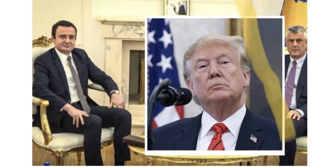 Kurti i shkruan letër  Trumpit dhe Pompeos