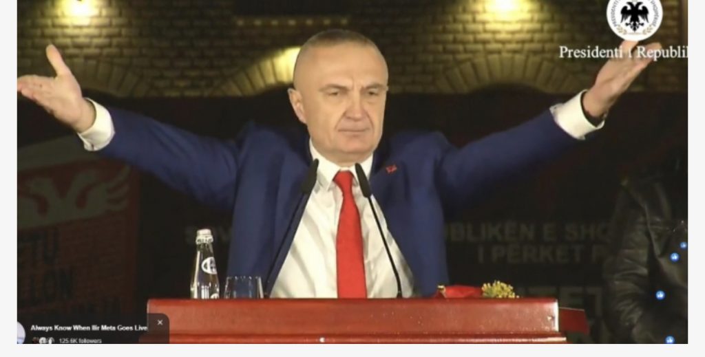 Presidenti BETOHET para shqiptarëve: Unë Ilir Meta, do të firmos dekretin në PARLAMENTIN e krimit