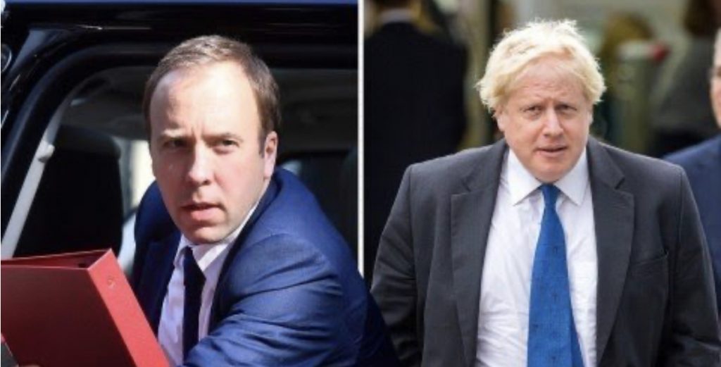 Britani, pas kryeministrit, rezulton i prekur nga koronavirusi edhe ministri i Shëndetësisë