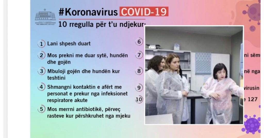Këto janë 10 rregullat bazike që duhet të ndiqni për koronavirusin