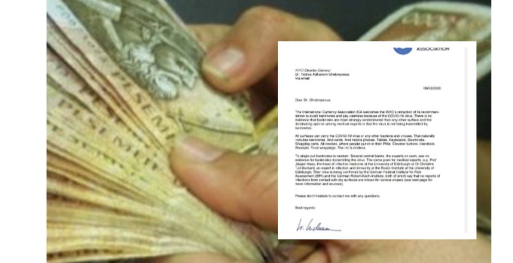 A e rrezikon përdorimi i parasë cash përhapjen e COVID-19?
