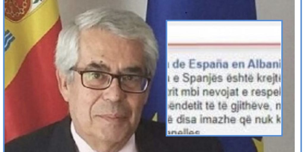 Rama nxori ‘videon spanjolle’, reagon ambasadori Vicente Canelles