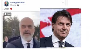 Conte poston mesazhin : Faleminderit Shqipëri (VIDEO)
