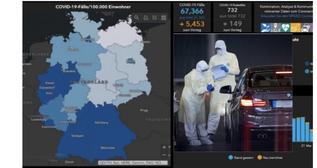 Gjermania, 5,453 raste të reja me koronavirus dhe 149 vdekje të tjera