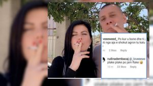 Komentet për Rudina Dembacaj : “Plakushe m*ti, ke kalu hu më hu, pas dy vitesh do kesh kollovar tjetër’