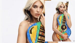 Dua Lipa, pozon nudo për revistën e njohur