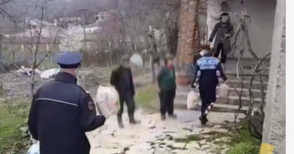 Policia e Korçës ndihmon familjen në nevojë