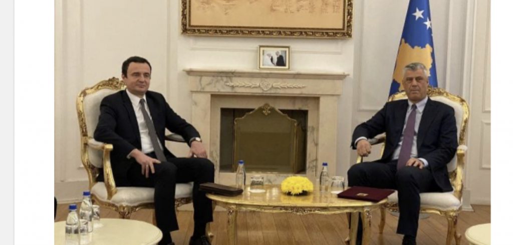 Thaçi i nis letēr Albin Kurtit: Ju rikujtoj që mandati im kushtetues më detyron që…
