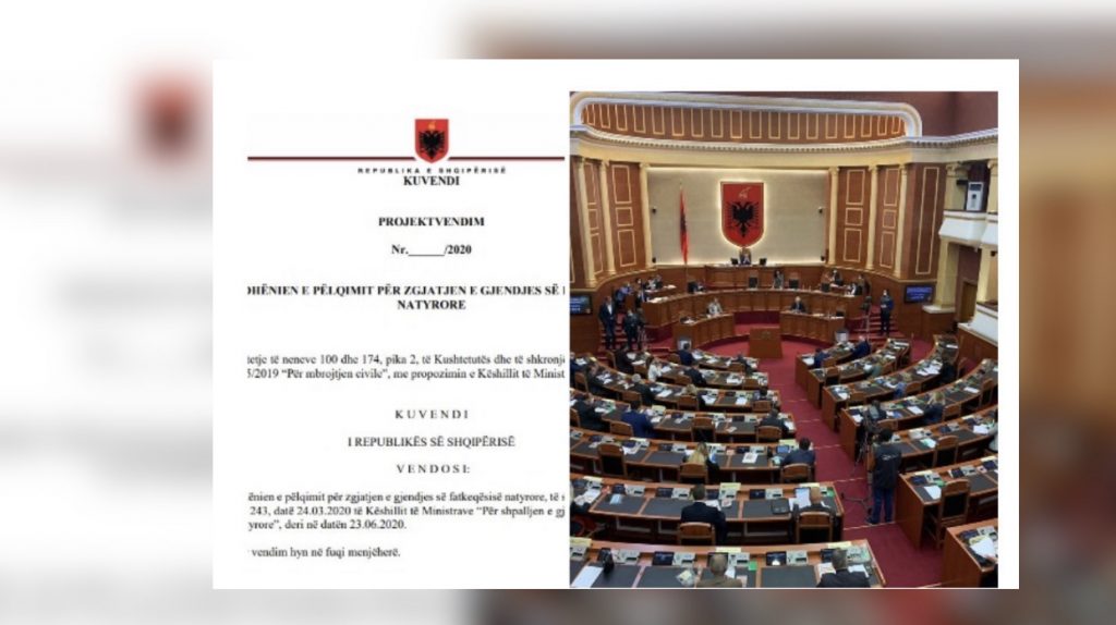 Shtyhet deri në 23 qershor Gjendja e Fatkeqësisë Natyrore