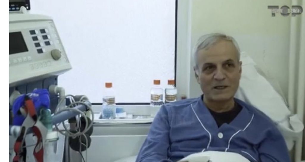 Pamje  të publikuara për herë të parë të mjekut Roland Xhaxho, i infektuar me koronavirusin