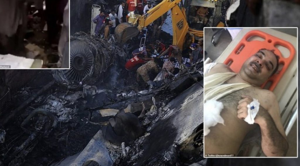 Pasagjeri nxirret i gjallë nga rrënojat e avionit që u rrëzua sot në Pakistan