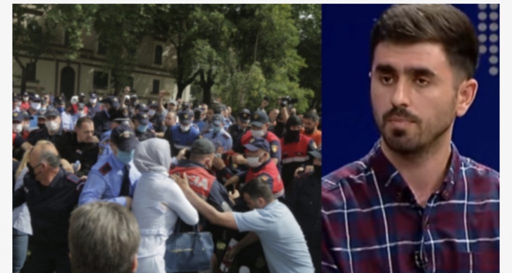 Inxhinieri tregon për dhunën te protesta për Teatrin: Më çanë daullen e veshit