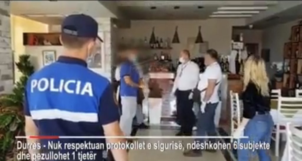Situata nga koronavirusi, Policia nis nga gjobat dhe pezullimin e një biznesi. Ja çfarë u gjet në Durrës