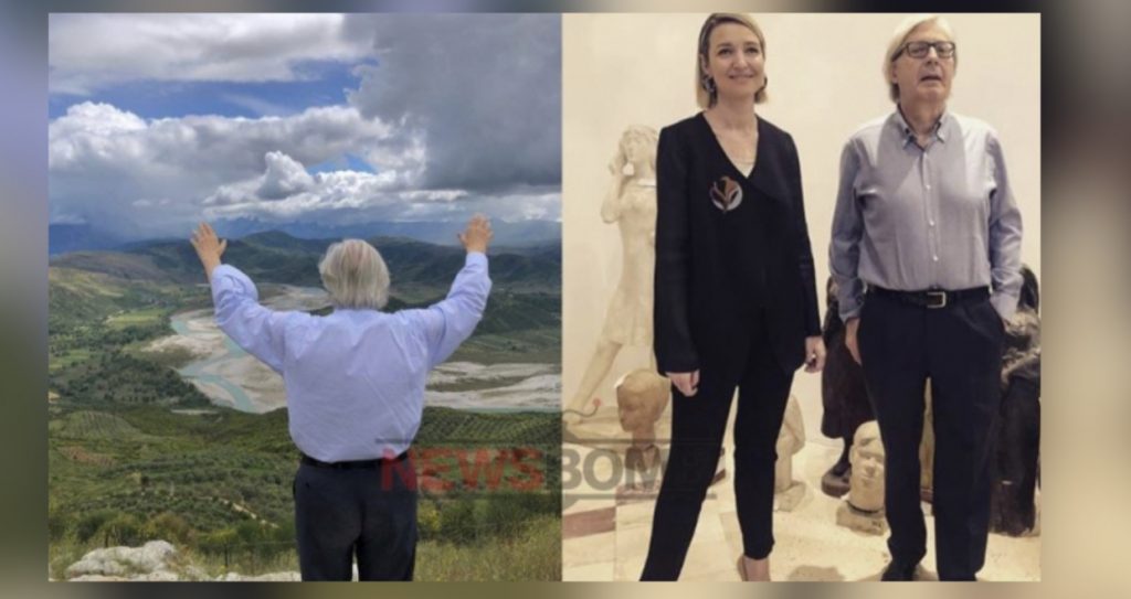 SKANDAL/ Rrezikoi të mbytej në brigjet e jugut, VITTORIO SGARBI shkon në BYLYIS dhe thotë: Është qytetërim grek