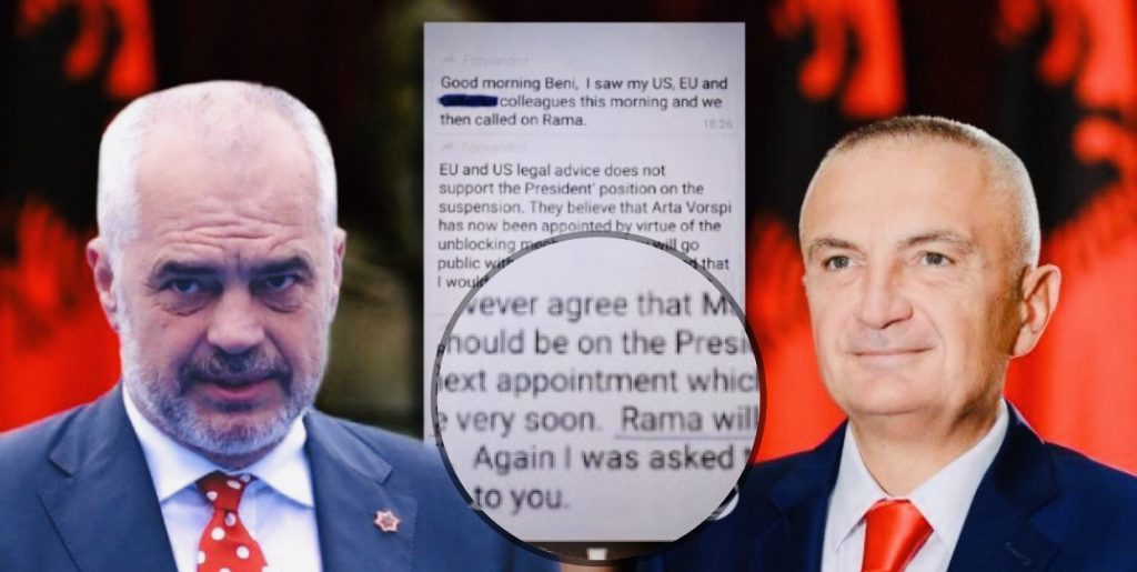 Meta nxori SMS-në e diplomatit/ Rama e pranon: E kam bërë bisedën