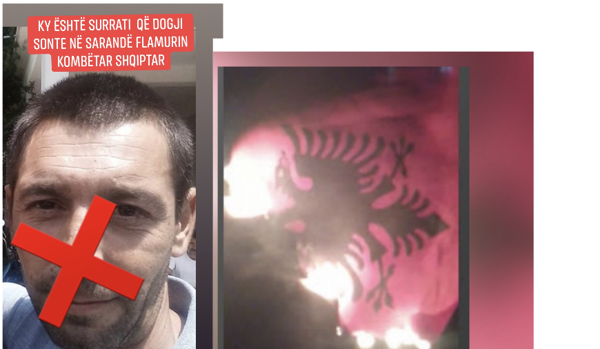 Djegia e flamurit shqiptar, Shoqata ‘Djemtë e Labërisë’ protestë te Konsullata Greke