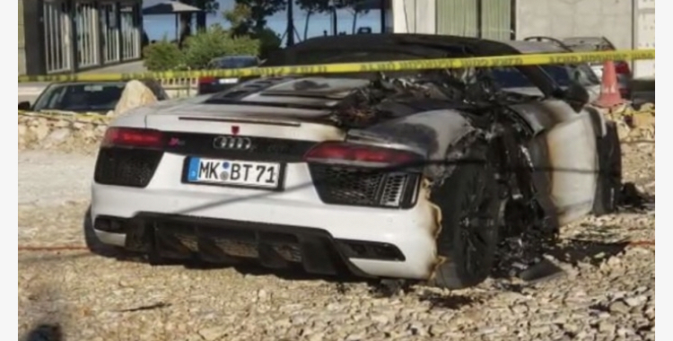 Digjet ‘Audi’ luksoz në mes të Lungomares, pronari pak ditë më parë kishte ardhur nga Gjermania