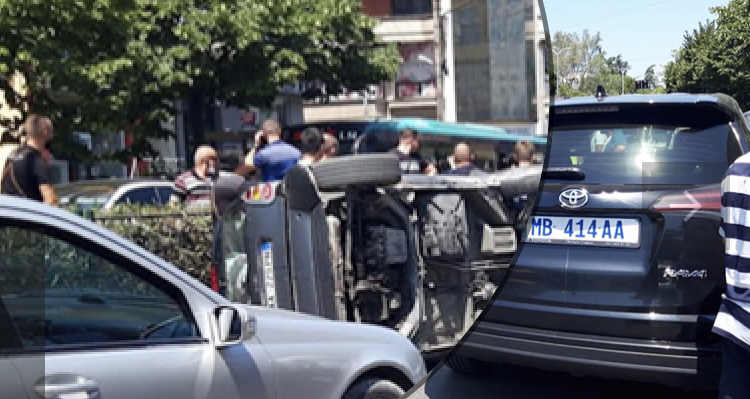 Smart-i kthehet përmbys në mes të 21-shit në Tiranë