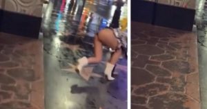 Pa reçipeta në mes të Hollivudit, Bleona Qerreti rrëshket dhe lë nam