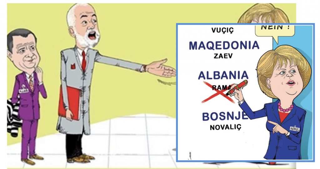 Kancelarja Merkel i vë kryqin Edi Ramës