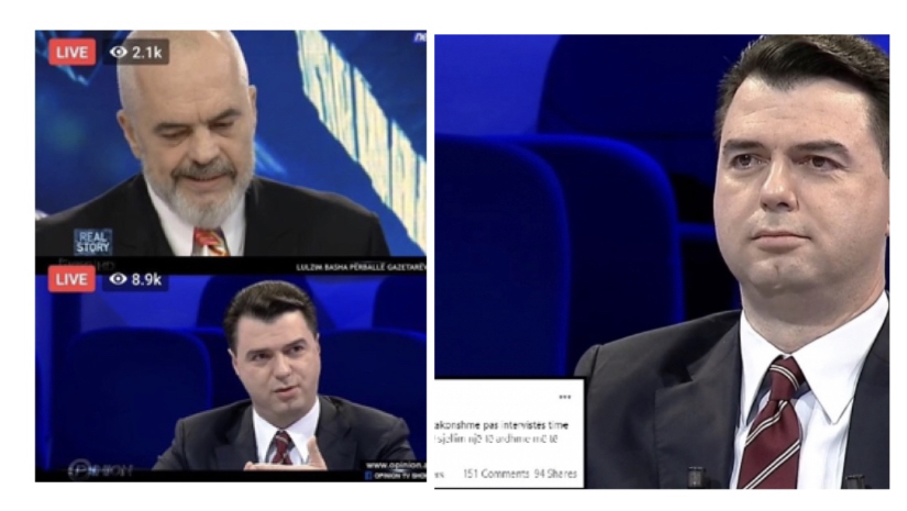 Basha lë shumë pas në audiencën live kryeministrin Rama