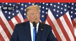 Vijon  numërimi i votave, Trump në konferencë: Ne jemi shumë para me vota, ata s’mund të na arrijnë