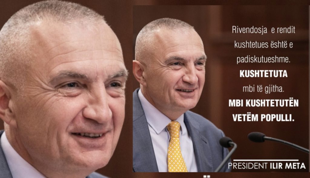 Meta publikon shprehjen e tij: Mbi Kushtetutën është vetëm populli, ky sistem oligark kërkon të kthejë shqiptarët në qenie pa vlerë