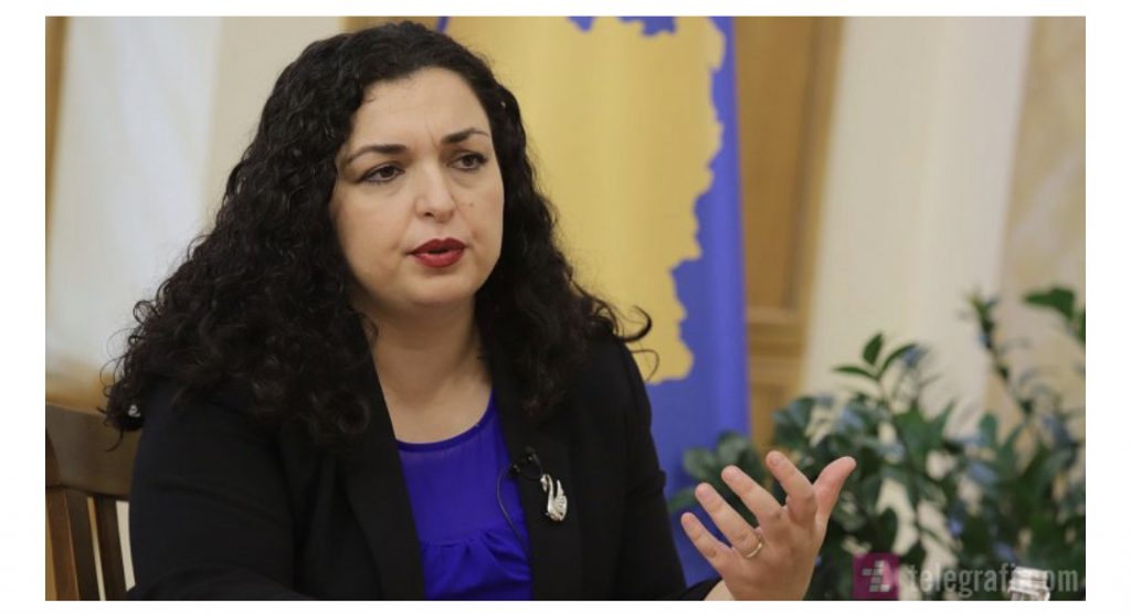 Presidentja në detyrë e Kosovës e infektuar me covid