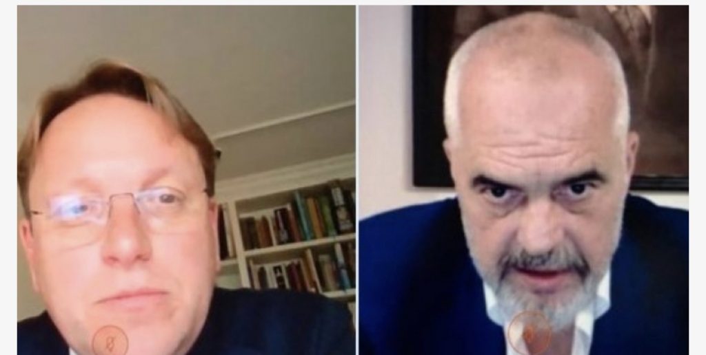 Rama zhvillon takim online me Komisionerin Oliver Varhelyi, zbulohen temat e diskutimit