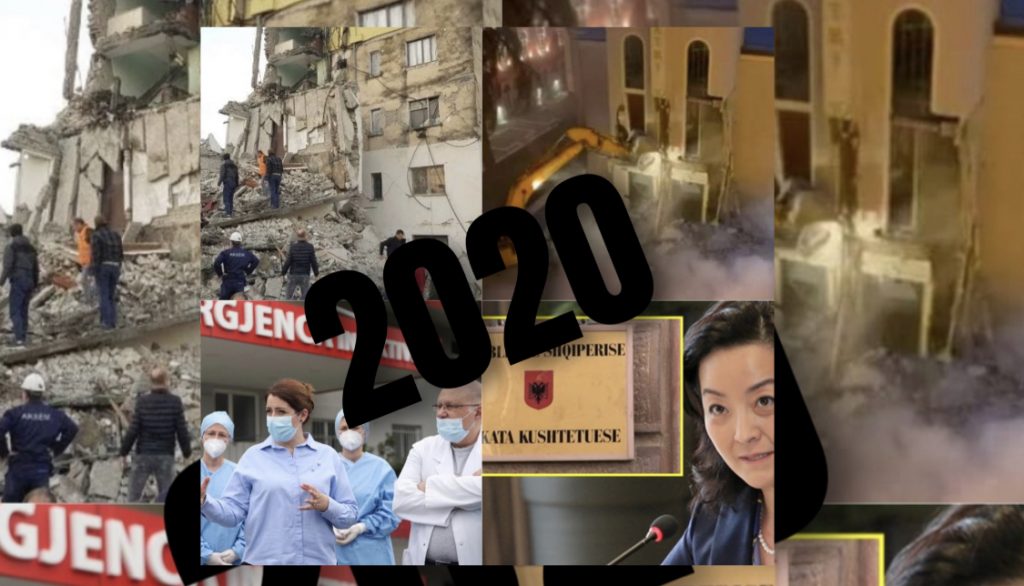 VOA:Ngjarjet që lanë gjurmë  gjatë 2020-tës në Shqipëria
